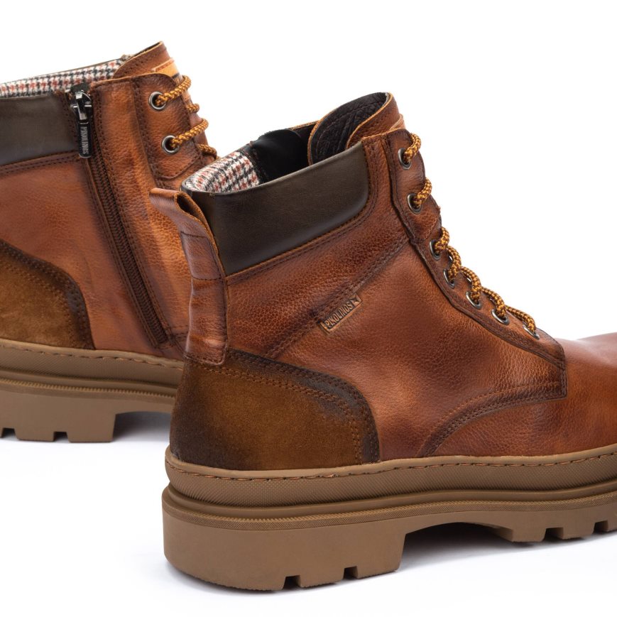 Men's Pikolinos OURENSE Ankle Boots Brown | NZ A7Q8923